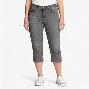 Jordache Straight-Leg Capri Pants Brown Size 16